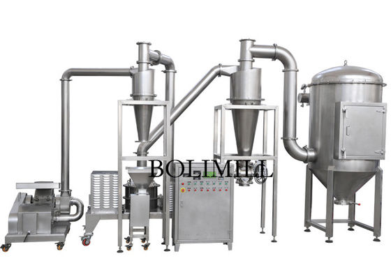 Herb Leaf 2000kg/h Powder Grinder Machine With Coarse Crusher