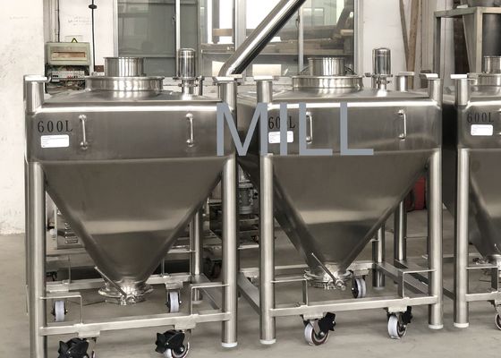 Купить Контейнер IBC Bin Промежуточный контейнер для сыпучих материалов Вакуумный конвейер online manufacture